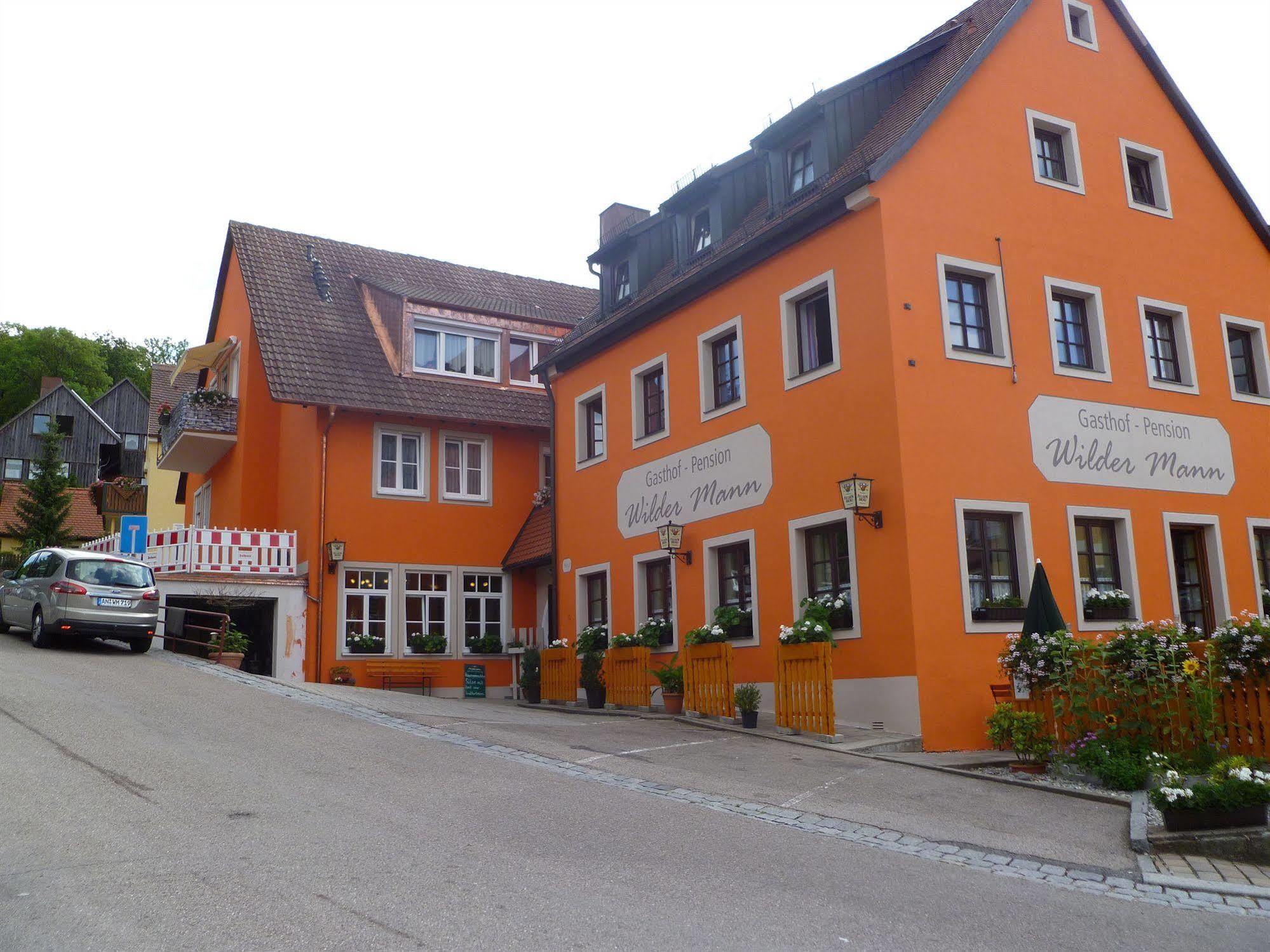 Hotel Wilder Mann Feuchtwangen Exterior photo